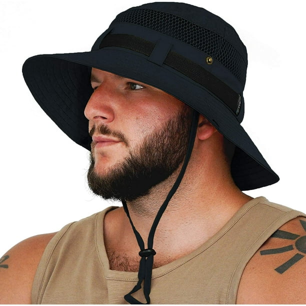 Sun Hat Safari Hat - Wide Bucket Hats Men and Women (Wanderer