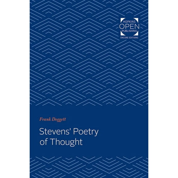 Stevens' Poetry of Thought, (Paperback)