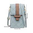 thumbnail image 1 of Bolso Bandolera Mini bolso cruzado para mujer, bolso de moda para teléfono móvil, bolso de diseñador portátil (azul) Ndcxsfigh Para Estrenar, 1 of 5