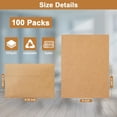 100 Packs White Blank Note Cards and Envelopes 4.25 x 5.5 Brown,4 x 6 ...