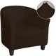 thumbnail image 1 of Nvzi Funda para sillón de club, funda para sillón, funda elástica para sillón, funda protectora para sofá, funda protectora para muebles para sala de estar de 25,59 a 35,43 pulgadas (marrón oscuro), 1 of 3