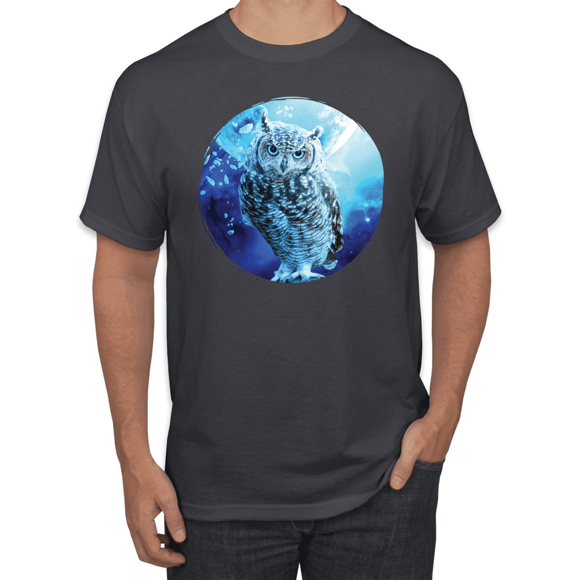 Owl in the Snow Graphic T-Shirt