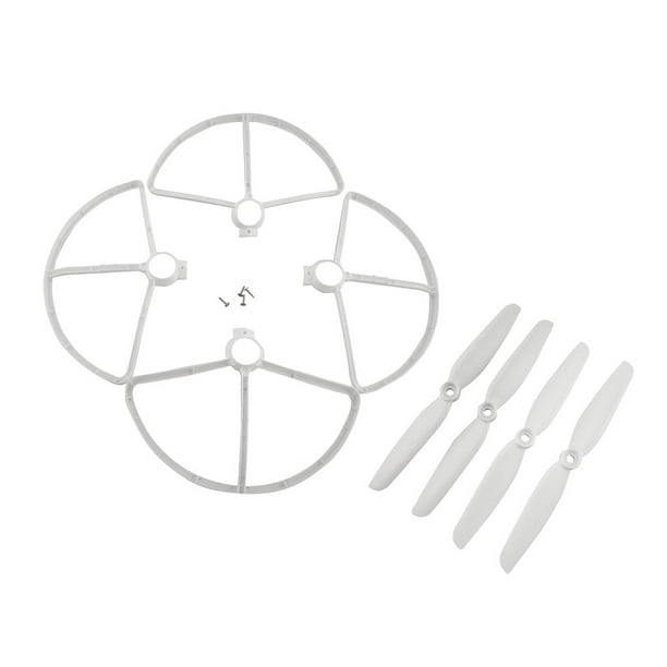 4 Hélices Y 4 Accesorios De Protección Establecidos Para B5W F20 Bugs 5W RC - , tal se describe Blanco yotijar Hélice RC Drone