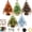5Pcs, variant on DIY Beaded Christmas Tree Kit 3D Crystal Bead Pearl Holiday Craft, Christmas Autumn Winter & Halloween Themes Handmade Kits, Warm Glow Tabletop Decor Set, Creative Sparkling Xmas Decoration