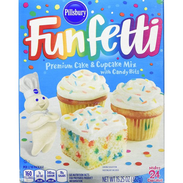 Pillsbury Funfetti Cake Mix 15 25 Oz Walmart Com Walmart Com