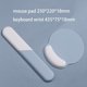 thumbnail image 1 of Alfombrilla de ratón con teclado, juego de reposamuñecas, antideslizante, ergonómica, de silicona, soporte de mano, 3D, para oficina, trabajo, juego, portátil LIUWENJING unisex, 1 of 2