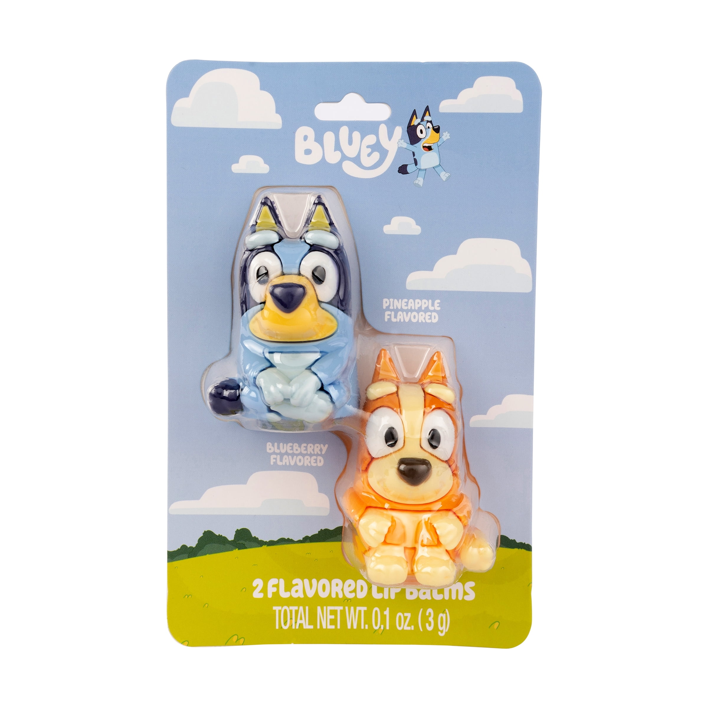 (3 pack) Bluey 2 Pack Molded Lip Balm