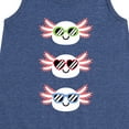thumbnail image 3 of Instant Message - Sunglasses Axolotls - Toddler and Youth Girls A-line Dress, 3 of 6
