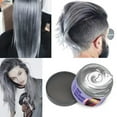 thumbnail image 4 of EZGO Hair Color Wax Nice Temporary Easy to Rinse Out Hair Coloring Mud Dye Cream, Light Gray, 4 of 6
