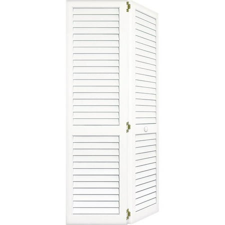 Kimberly Bay Louvered Pine Wood Painted Plantation Bi-Fold (Best Wood For Doors)