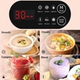 thumbnail image 3 of 2L 6-in-1 Multifunctional Electric Soup Maker with LCD Panel Stainless Steel, 2-6 Servings Capacity Black, 3 of 11