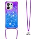 thumbnail image 3 of Funda para Xiaomi Redmi Note 13 4G Brillantina Líquida Divertida Reluciente y con Cristales en Movimiento Cuerpo Cruzado con Cordón Ajustable, 3 of 5