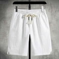 thumbnail image 1 of toraway Men's Solid Color Knitted Plus Size And Baggy Shorts XXL, 1 of 3
