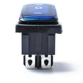 thumbnail image 4 of Interruptor basculante de 6 pines, 12 V, para luz LED de coche o barco, resistente al agua y con enclavamiento, 4 of 7