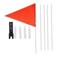 thumbnail image 2 of Drapeau de Sécurité pour Vélo, Drapeau de Remorque pour Enfant Réfléchissant avec Attache, 2 of 6