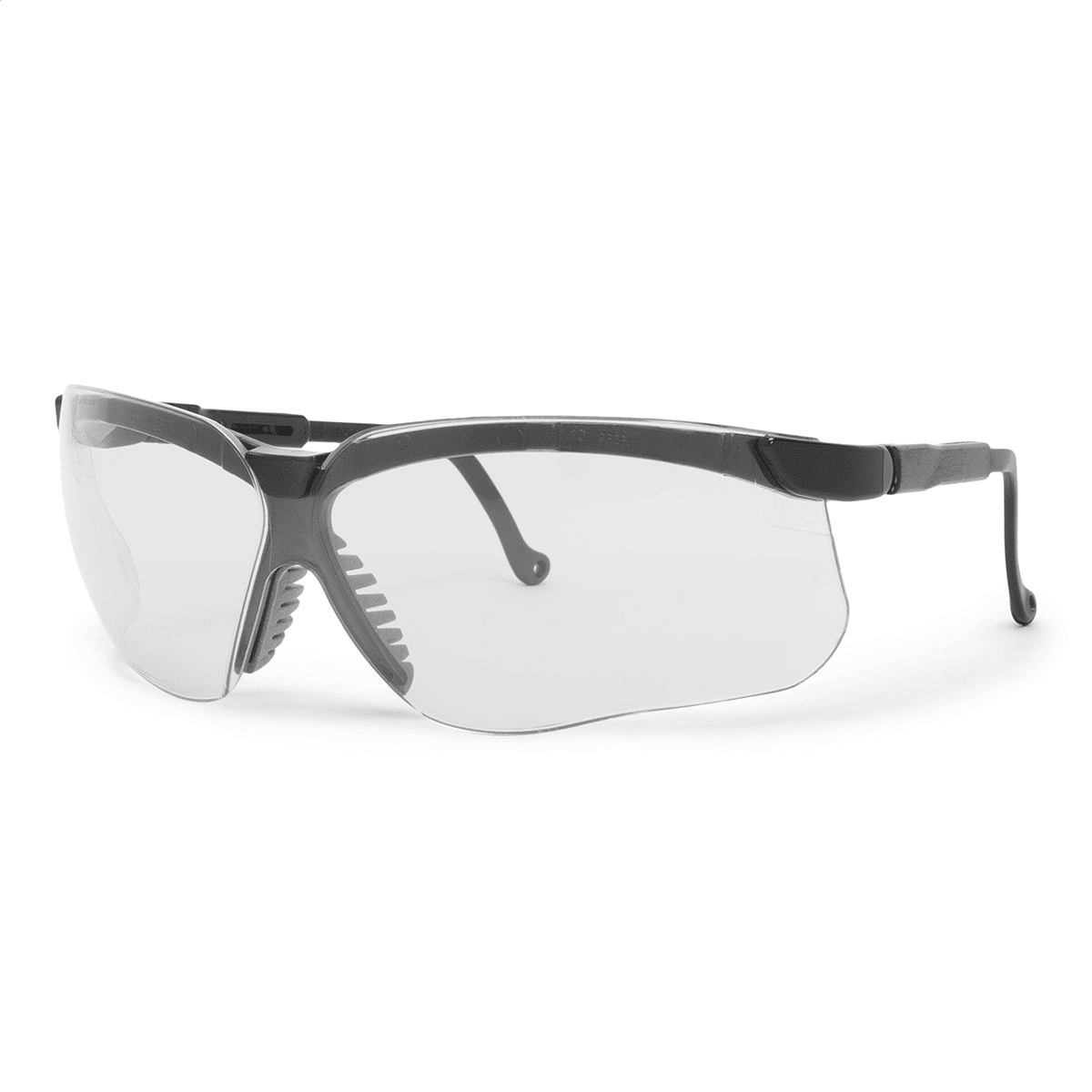Uvex Genesis Safety Eyewear, Black Adjustable Frame, Clear Lens, Anti-Fog Lens Coating - RWS-51023