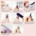 thumbnail image 3 of Anime-Inspired Full Nail Stickers Set - 7 Sizes Available, E Model (Nezuko Design) - Includes 3 Sheets of Nail Art Decals and 1 Professional Nail File for Perfect Manicure, 3 of 6