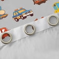 thumbnail image 4 of Manfei Teens Colorful Truck Curtains Pack of 2 (42x84 Each),Car Theme Curtains Blackout,Transportation Theme Bedroom Curtains,Super Cozy Room Decor, 4 of 6