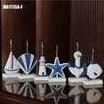 thumbnail image 2 of 2x6 Piezas Estilos Mediterráneos Lugar Nombre Tarjeta Clip Soporte Soporte Decoración de Fiesta Sunnimix Coloque el titular de la tarjeta, 2 of 8