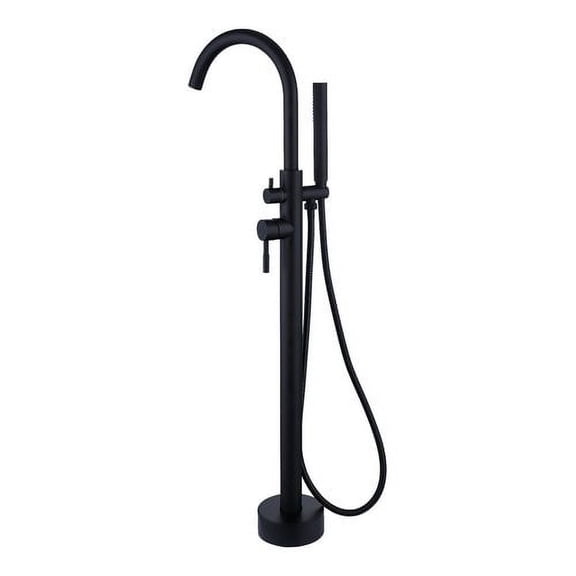 Averen Inc Kebo Single Handle Floor Mounted Freestanding Tub Filler