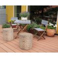 thumbnail image 4 of Delsit Pouf and Footstool Ottoman - Waterproof Round Stool for Indoor and Outdoor Use, Room Decor & Furniture with Removable Cover, Made in Europe, 4 of 5