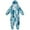 Blue Marine Life Patterns, variant on Soft Big Kids Onesie Pajamas Cozy Loose-Fit Jumpsuits for kids with Pockets for Christmas Lounge & Play Small Watercolor Splashes and Dots