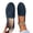 Dark Blue, variant on Fnooota Womens Flat Shoes, Lightweight Non Slip Slip on Business Ladies Flats Red Size 6