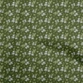 thumbnail image 1 of oneOone Cotton Jersey Forest Green Fabric Kids Floral Sewing Material Print Fabric By The Yard 58 Inch Wide, 1 of 4