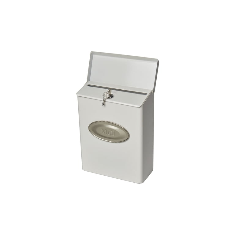 Gibraltar DVKW0000 Heavy-Duty Designer Wallmount Mailbox, White