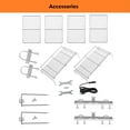 thumbnail image 7 of DEWOSEN 51" Rotisserie Grill Roaster 132LBS 50W Motor Pig Rotisserie with Windscreen Outdoor BBQ, 7 of 7
