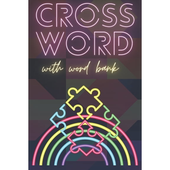Crossword with Word Bank: Crosswords for Seniors, Crossword Puzzle Books for Adults Crossword for Men and Women, Puzzle , (Paperback)