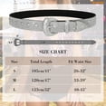 thumbnail image 7 of WHIPPY Women's Rhinestone Western Leather Belt Cowgirl Shiny Ladies Belts for Jeans Dresses, 7 of 7