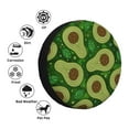 thumbnail image 5 of Bingfone Big Colorful Avocados Spare Tire Cover Weatherproof Universal Wheel Protectors For Rv Camper Travel Trailer Suv Truck 17 Inch, 5 of 9