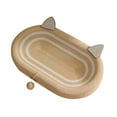 thumbnail image 3 of Rascador de sisal para gatos, cama ovalada para rascar gatos, suministros para mascotas, nido para gatos, cama rascadora para dormir jugando con garra, 3 of 9
