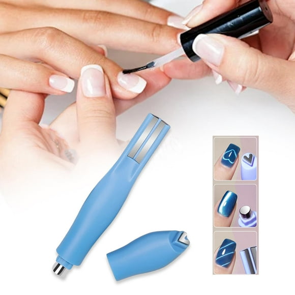 Esmalte de uñas en gel 3 en 1 con potente succión extraíble para salón de bricolaje, compacto, portátil y versátil. Herramientas de para salón de Azul