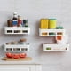 thumbnail image 5 of Estantería multifuncional, almacenamiento de cocina, baño, baño, estante de baño, estante ultraligero blanco, 5 of 6