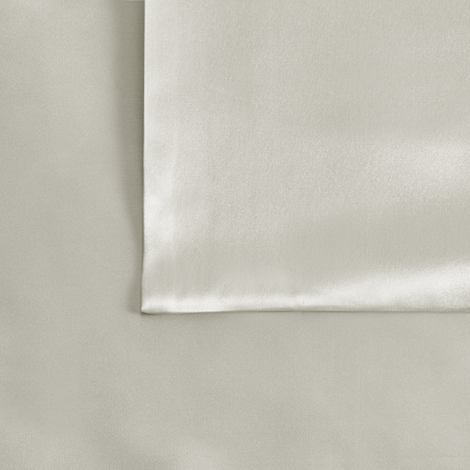 Madison Park Silk 100% Mulberry Single Pillowcase, Queen - Ivory