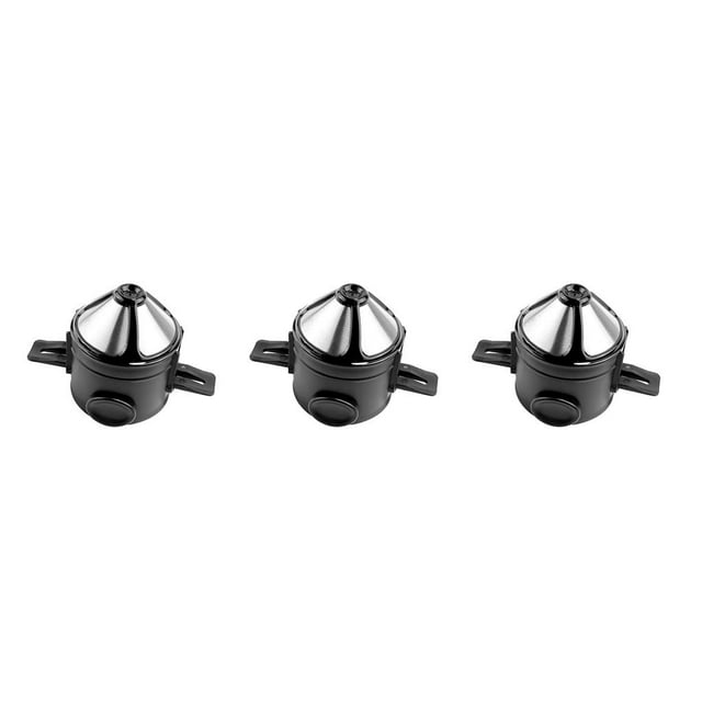 Maytalsory Coffee Filter Double-Layer Handle Tea Dripper Stainless Foldable Drinking Milk Strainer Coffee Accessories 3Set