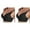 (2-Pack) L-Black, variant on (2-Pack) Rinsvye Women's Ice Silk Seamless Backless Bra Cold Feeling Thin Soft Compression Sports Bra Support Breathable Comfortable Bra Wireless Bras for Women Fixed Cup Underwear