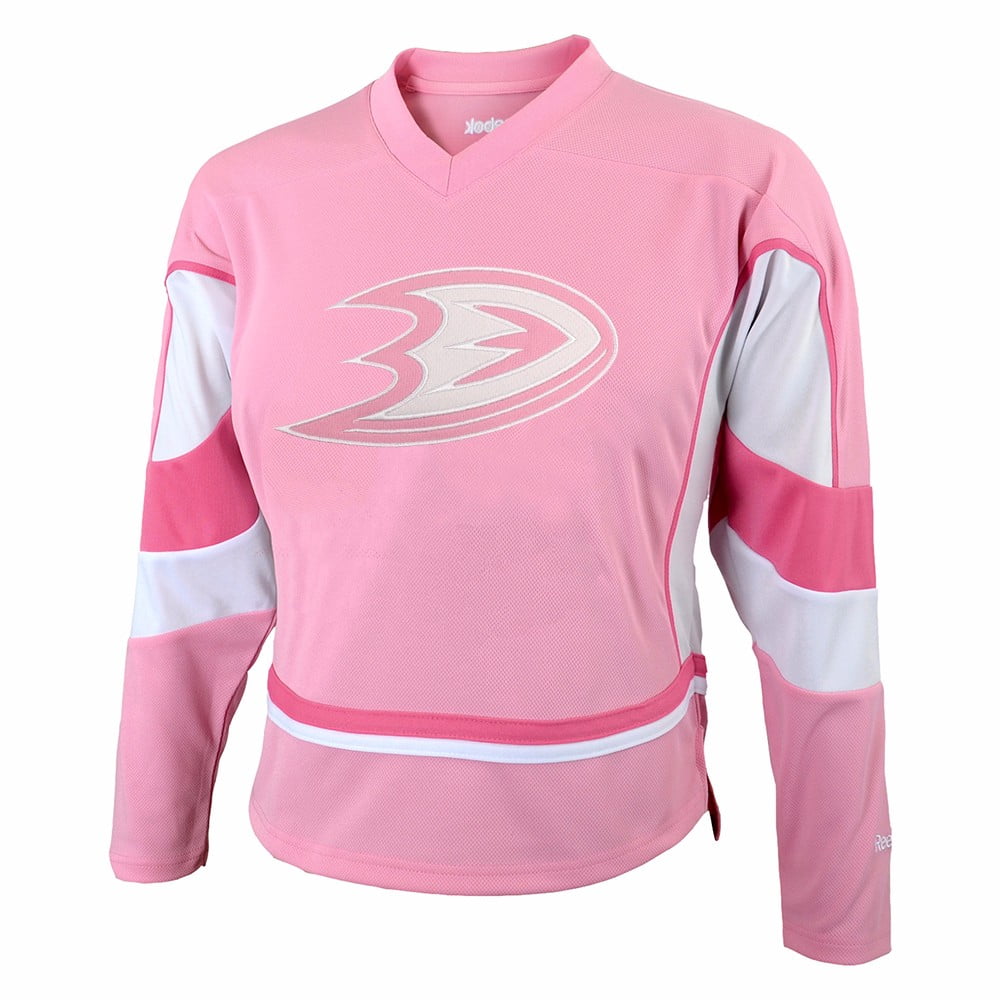 pink anaheim ducks jersey