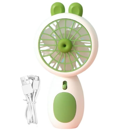 

Trarodic Mini Fan | Battery Operated Cartoon Small Personal Portable Fan with Base | USB Charging Office Air Cooler for Outdoor Indoor and Travel Long Battery Life