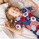 thumbnail image 5 of Fotbe American Stars2 Pijama Estampada de 2 Piezas para Niños – Ropa de Dormir de Manga Corta Cómoda para Niños y Niñas, Camiseta y Shorts de Algodón-Large, 5 of 6