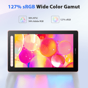 XPPen Artist 16 2nd Gen Graphic Tablet with 15.4 inch FHD Screen, 94% Adobe RGB, X3 Smart Chip, Latest Art Drawing Pen Tablet with Display (Black)