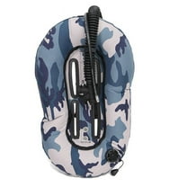 30Lbs Scuba Diving Snorkeling Donut Wing Single Tank BCD Buoyancy Compensator Professional Diver Gear,Ocean Camouflage