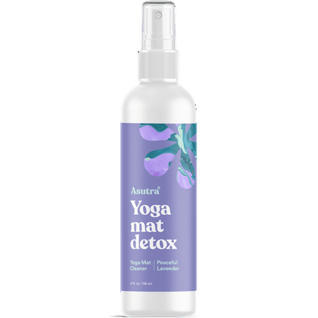 Asutra Natural Organic Yoga Mat Cleaner With Microfiber Towel