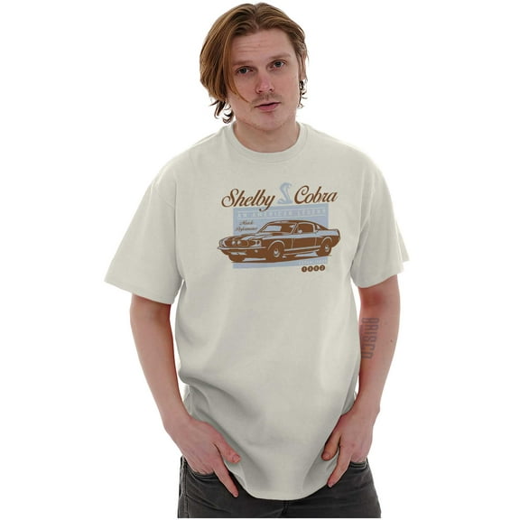 Shelby Cobra American Legend Racecar Men's Graphic T Shirt Tees Brisco Brands S