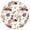 White-181, variant on Round Picnic Table Cloth 100% Waterproof & Oil Proof, Elastic Fitted Table Cover for 45"-52" Round Tables, for Dining, Camping, Outdoor