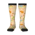 thumbnail image 2 of Lsque Scandinavian Style Hygge Printed Crew Socks Men's Women's LightWeight Thin Casual Calf Socks ,Knee High Socks,Cotton Socks, 2 of 9