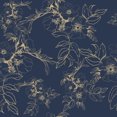 thumbnail image 3 of Dark Blue Vintage Wallpaper, 3 of 3