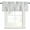 Grey, Sage Green, variant on Kitchen Curtain Valances for Windows,Abstract Sage Green Gray Leaves Rod Pocket Small Valance Short Window Treatment for Bedroom Bathroom Living Room,42"x18"